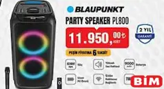 BLAUPUNKT PL800 PARTY SPEAKER HOPARLÖR